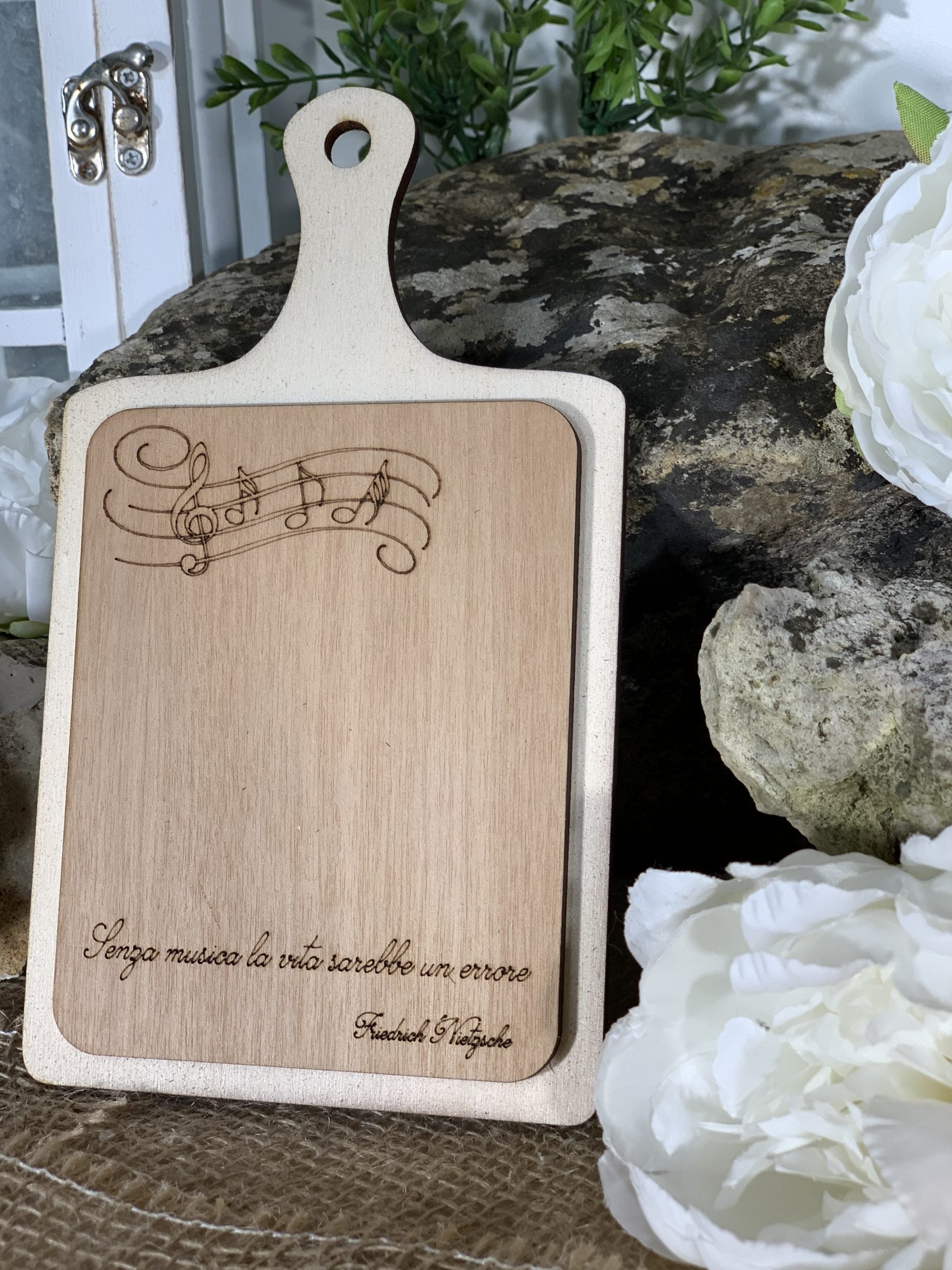 Bomboniera Tagliere Note Musicali 3