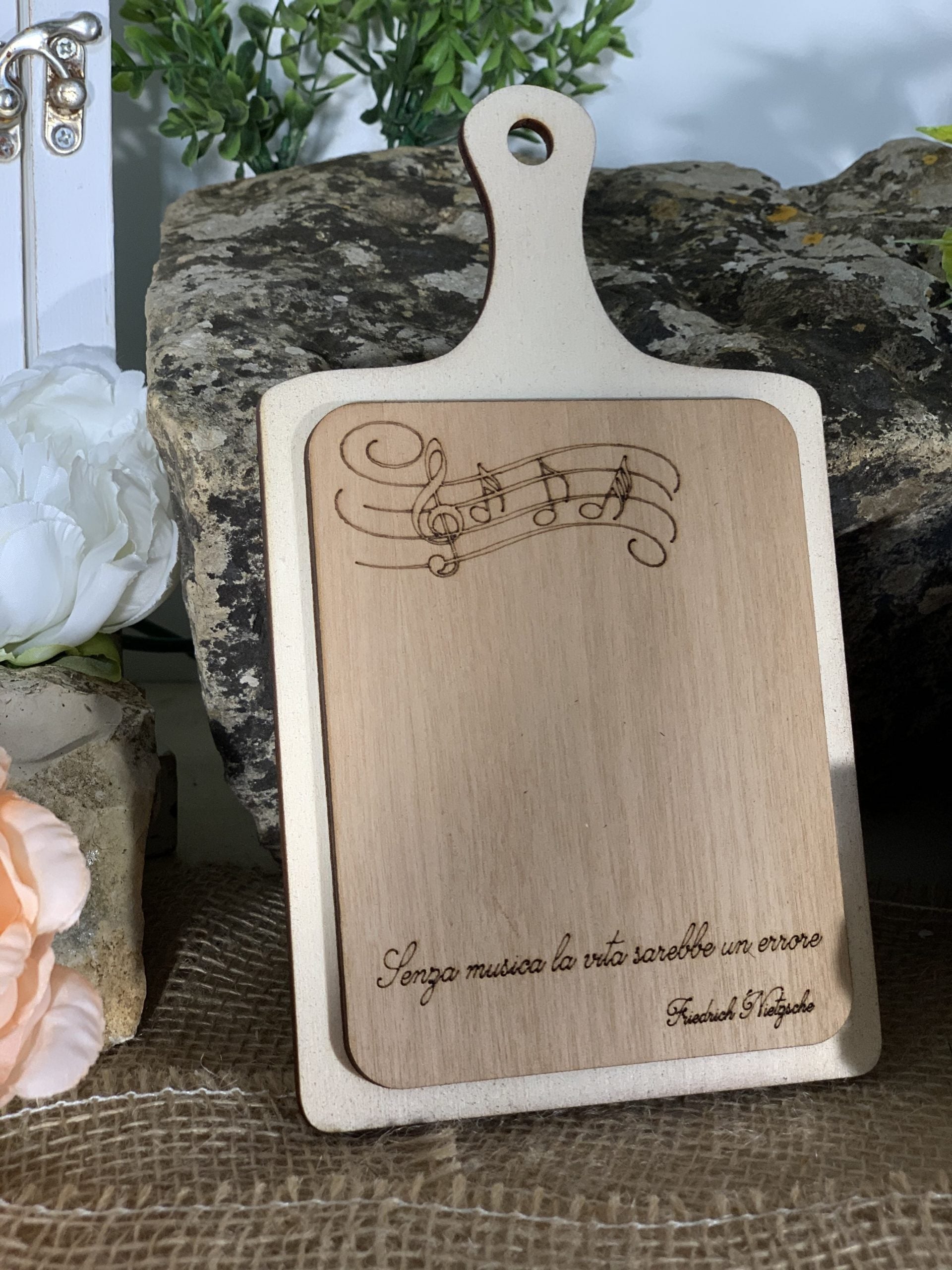 Bomboniera Tagliere Note Musicali 4