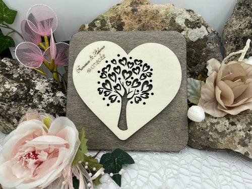 Bomboniera sottopentola albero della vita Cuore Idea's Cottage