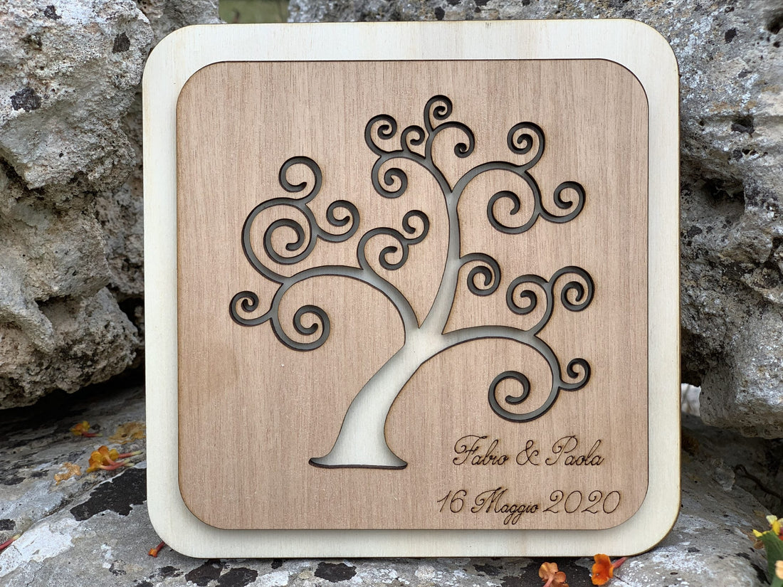 Bomboniera sottopentola albero della vita