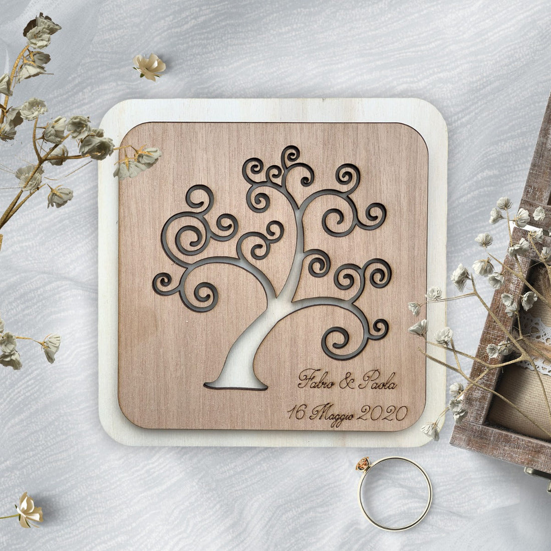 Bomboniera sottopentola albero della vita