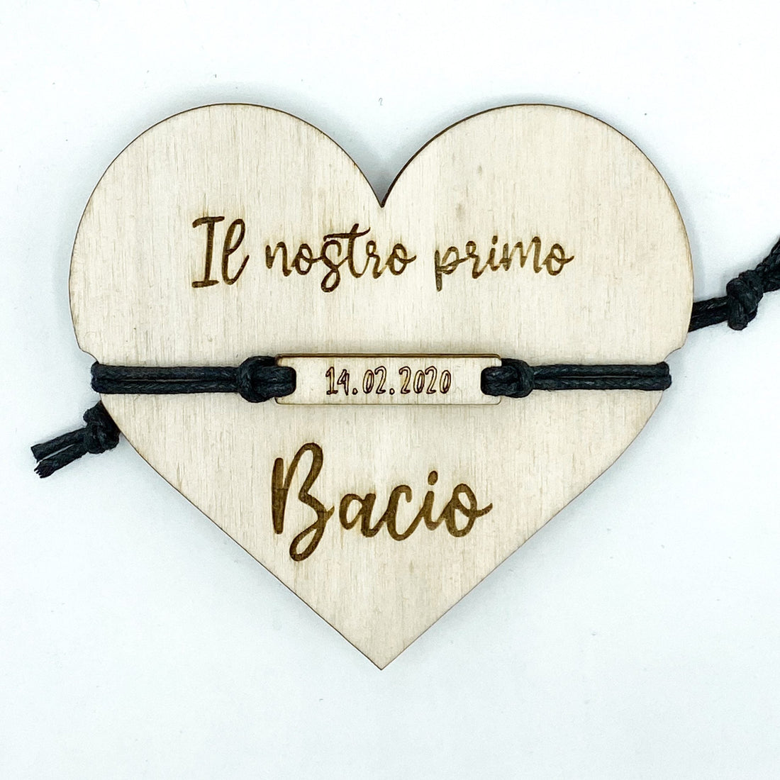 Bracciale personalizzato uomo, regalo per lui, con incisione Idea's Cottage