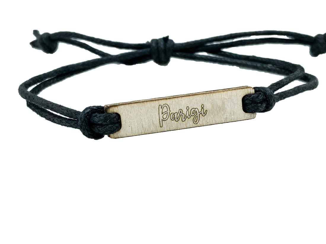 Braccialetti personalizzati Roma, Parigi, New York Idea's Cottage