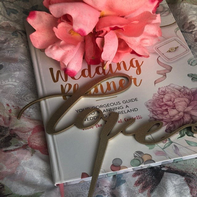 Cake Topper personalizzato, decorazioni, Wedding Cake Topper Love