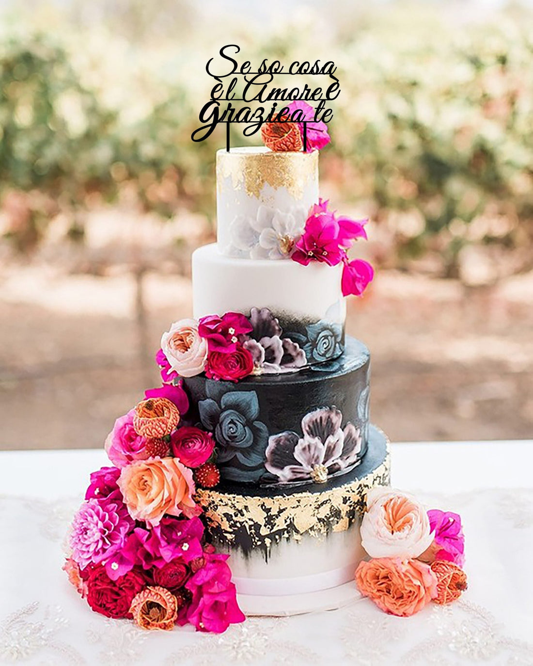 Cake topper in legno con scritta personalizzabile Tutti i prodotti 1