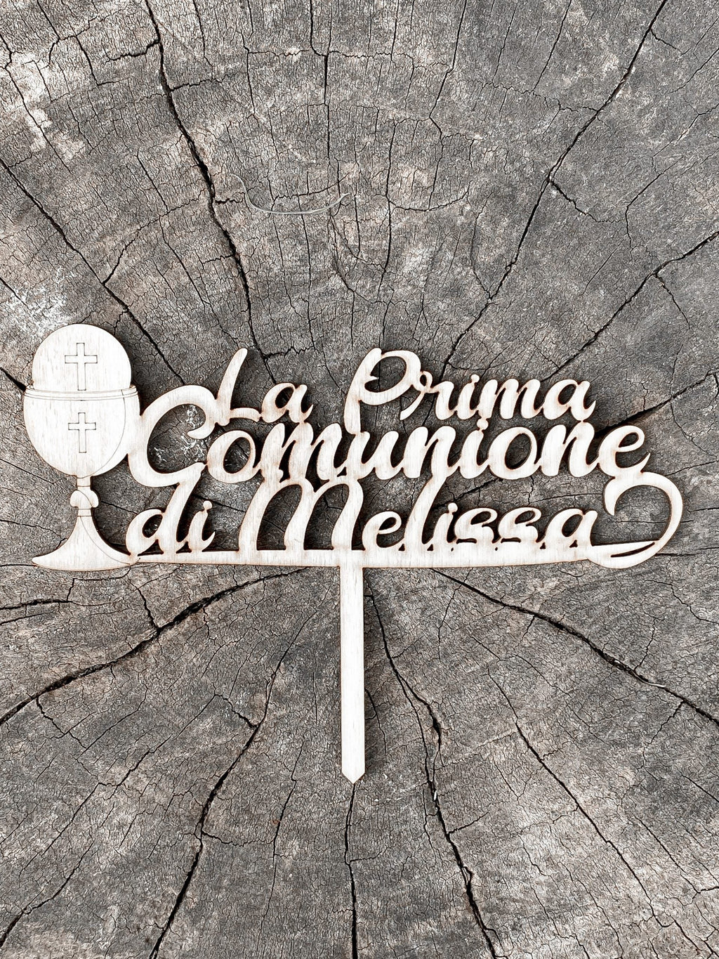 Cake topper per comunione