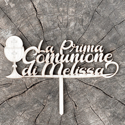 Cake topper per comunione