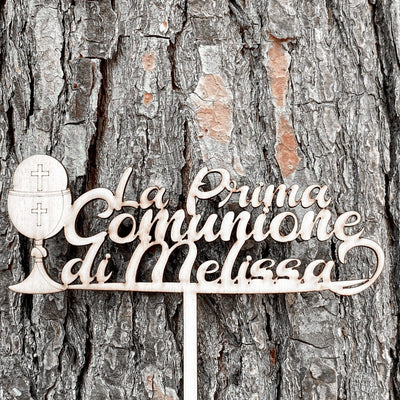 Cake topper per comunione
