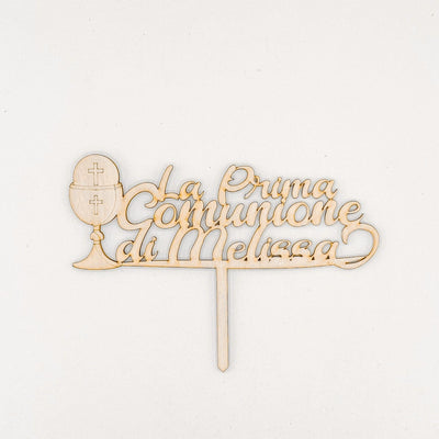 Cake topper per comunione