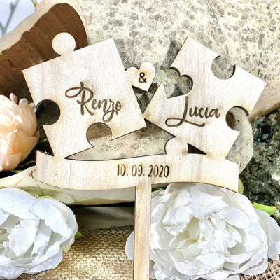 Cake topper puzzle
