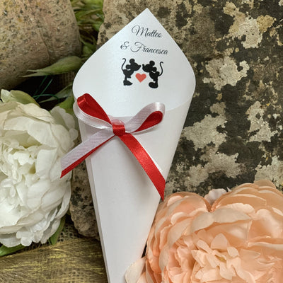 Cono Portariso Minnie e Topolino Tema Fiaba