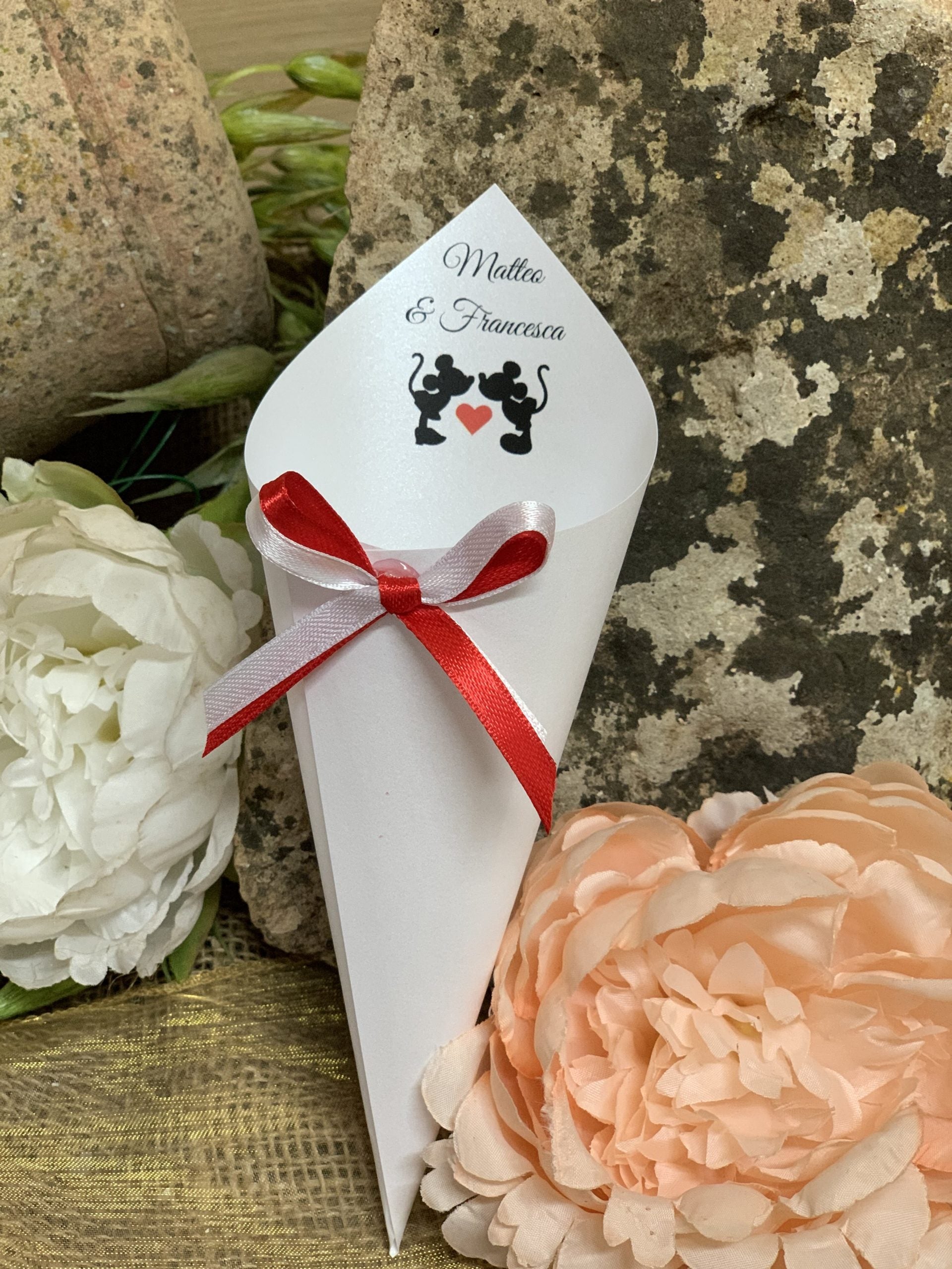 Cono Portariso Minnie e Topolino Tema Fiaba