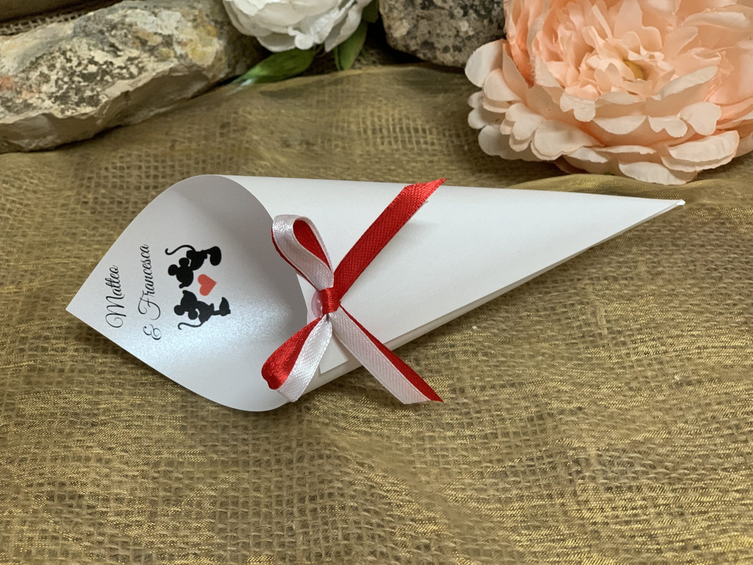 Cono Portariso Minnie e Topolino Tema Fiaba 2