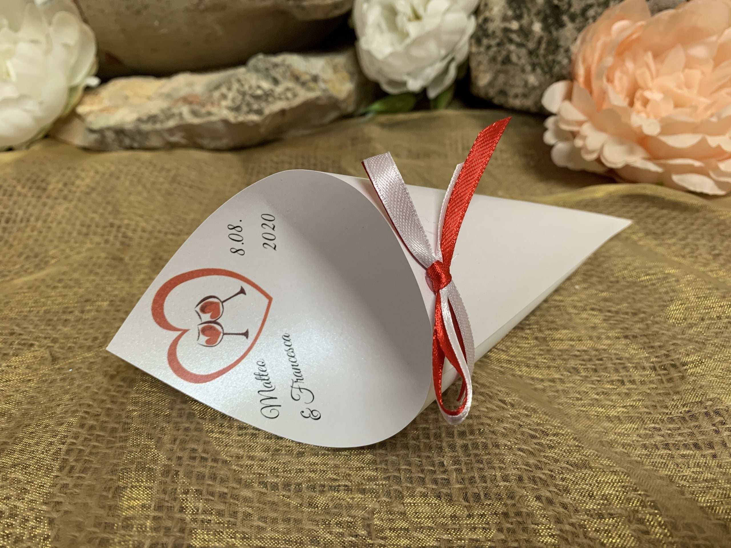 Cono Portariso personalizzato Calici Tema vino 2