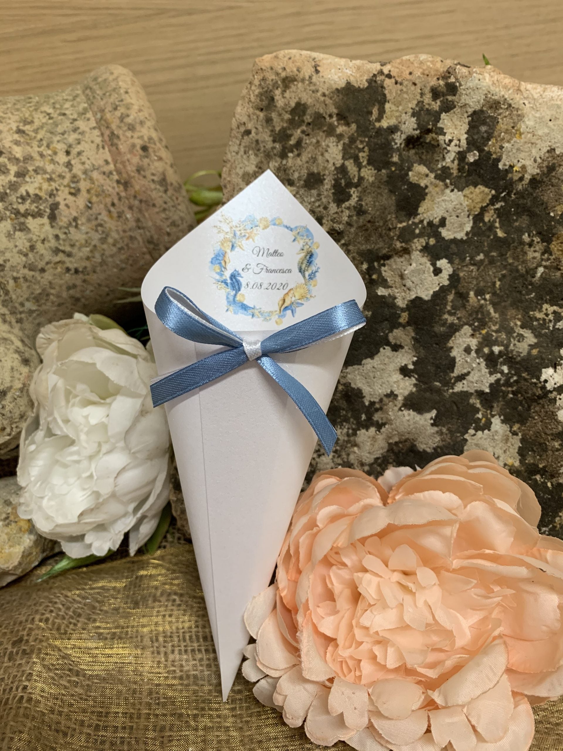 Cono Portariso personalizzato tema Mare