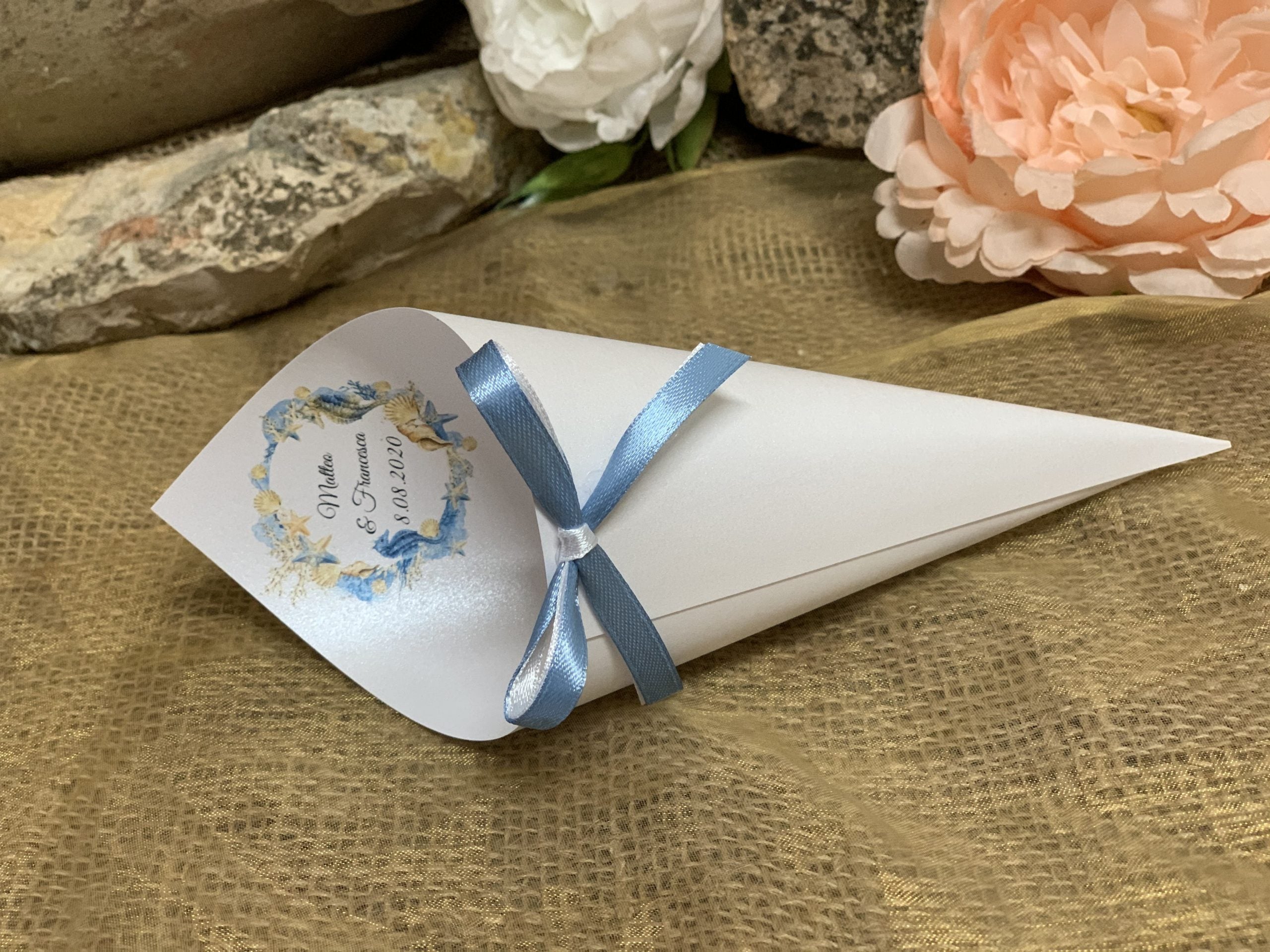 Cono Portariso personalizzato tema Mare 2