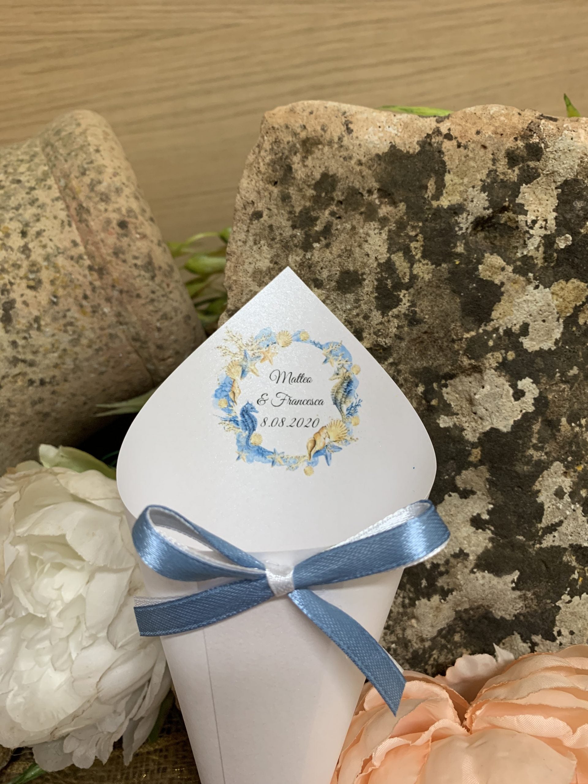 Cono Portariso personalizzato tema Mare 3