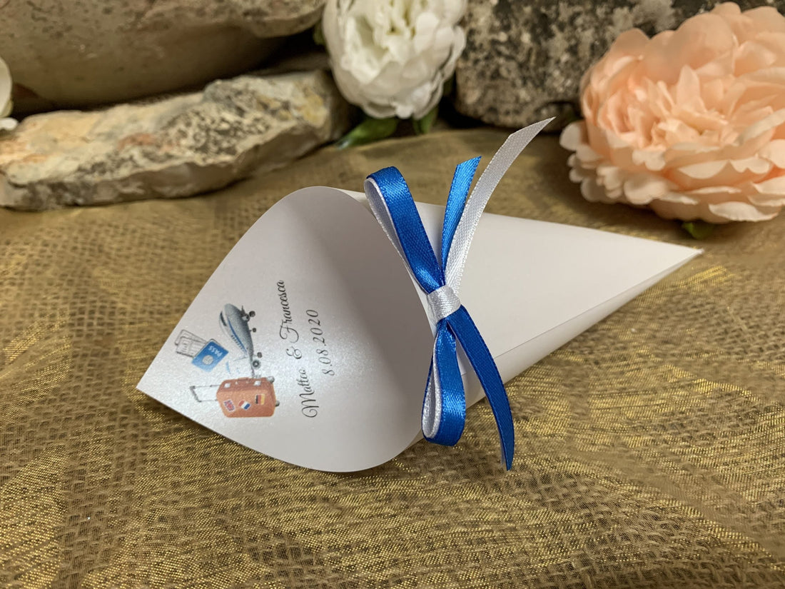 Cono Portariso personalizzato Tema Viaggio