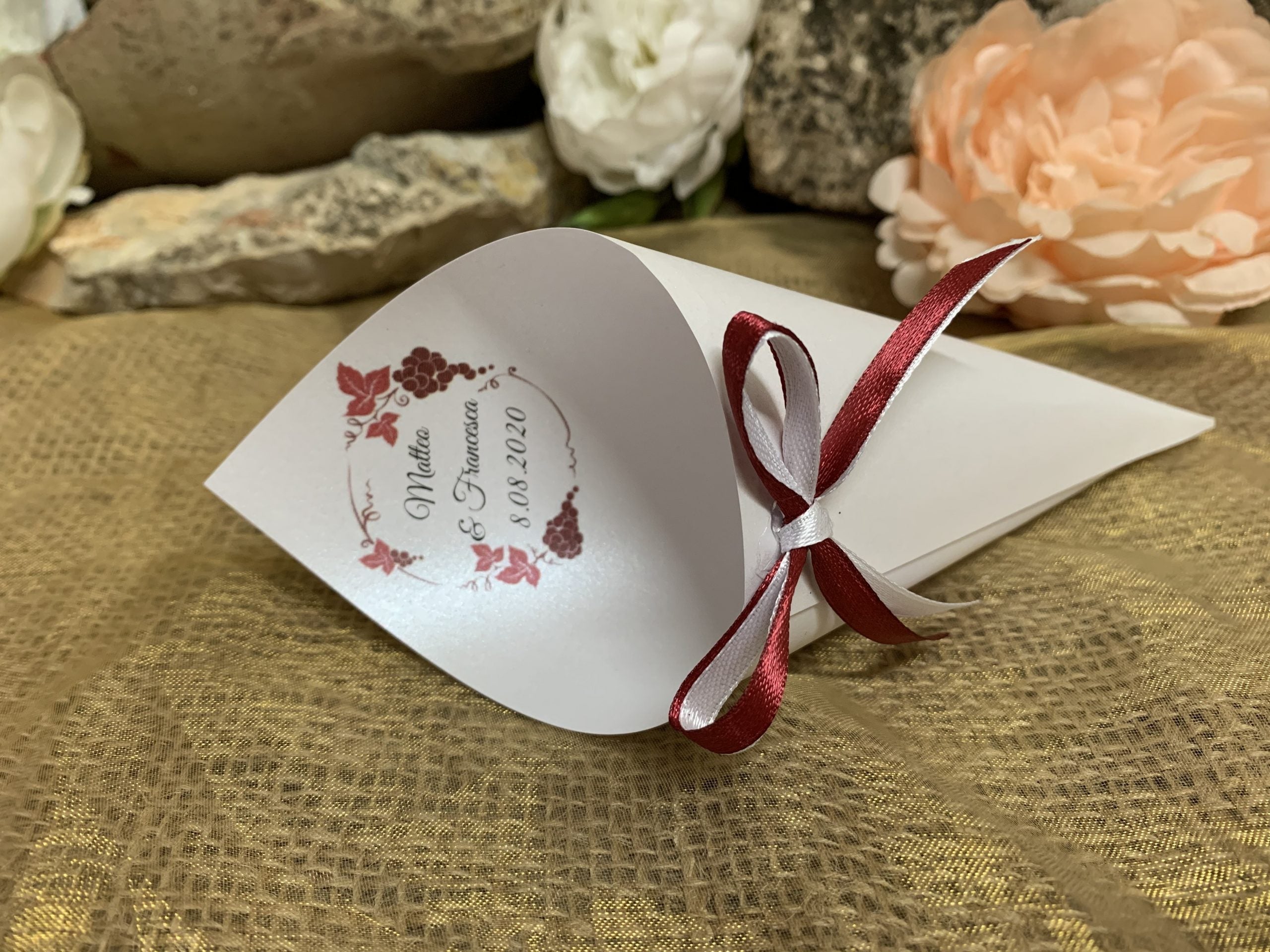 Cono Portariso personalizzato grappolo Tema vino 2