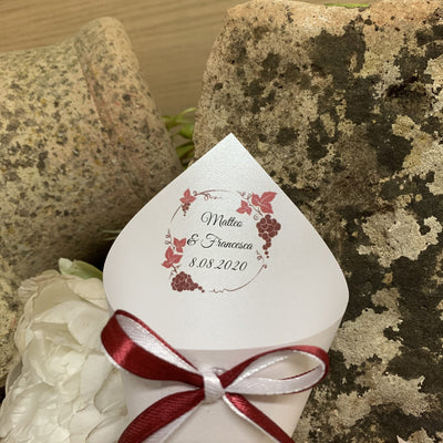 Cono Portariso personalizzato grappolo Tema vino 3