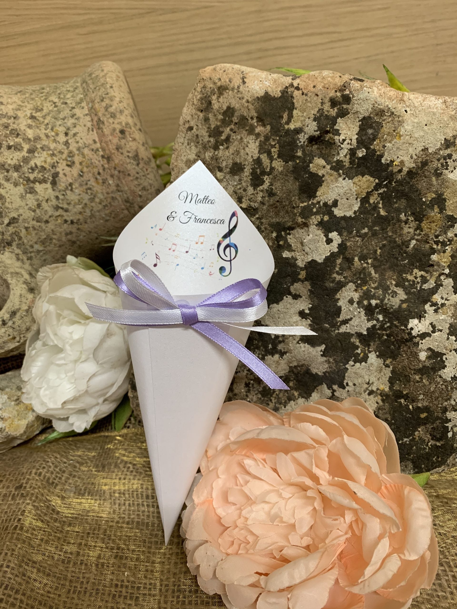 Cono Portariso personalizzato pentagramma Tema Musica