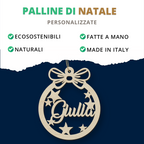 Decorazione in legno di natale personalizzabile decora il tuo albero in maniera originale Idea's Cottage