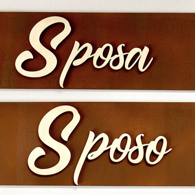 Freccia con scritta Matrimonio 1
