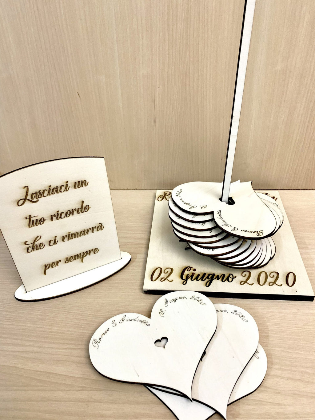 Guest Book Legno