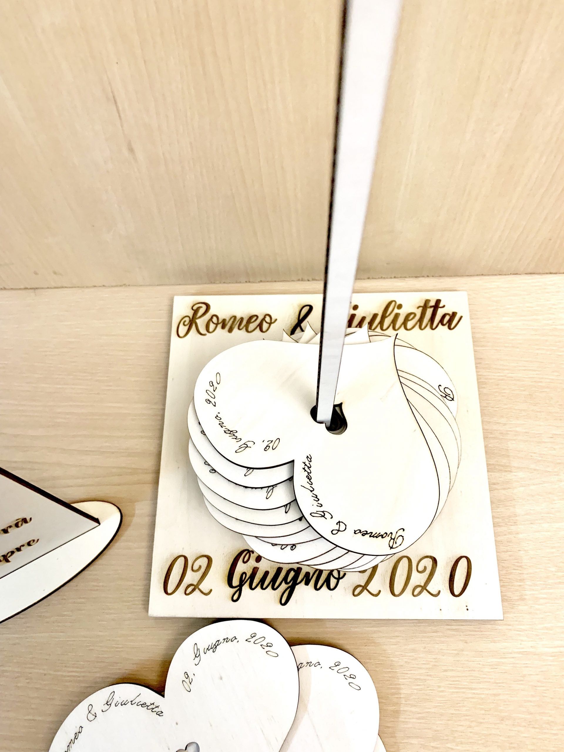 Guest Book Legno
