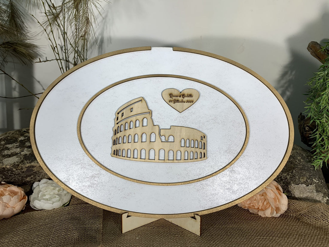 Guestbook Colosseo tema Roma
