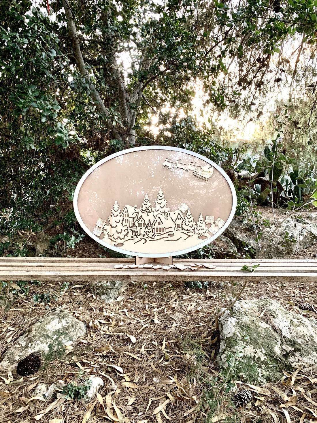 Guestbook quadro scenario natalizio