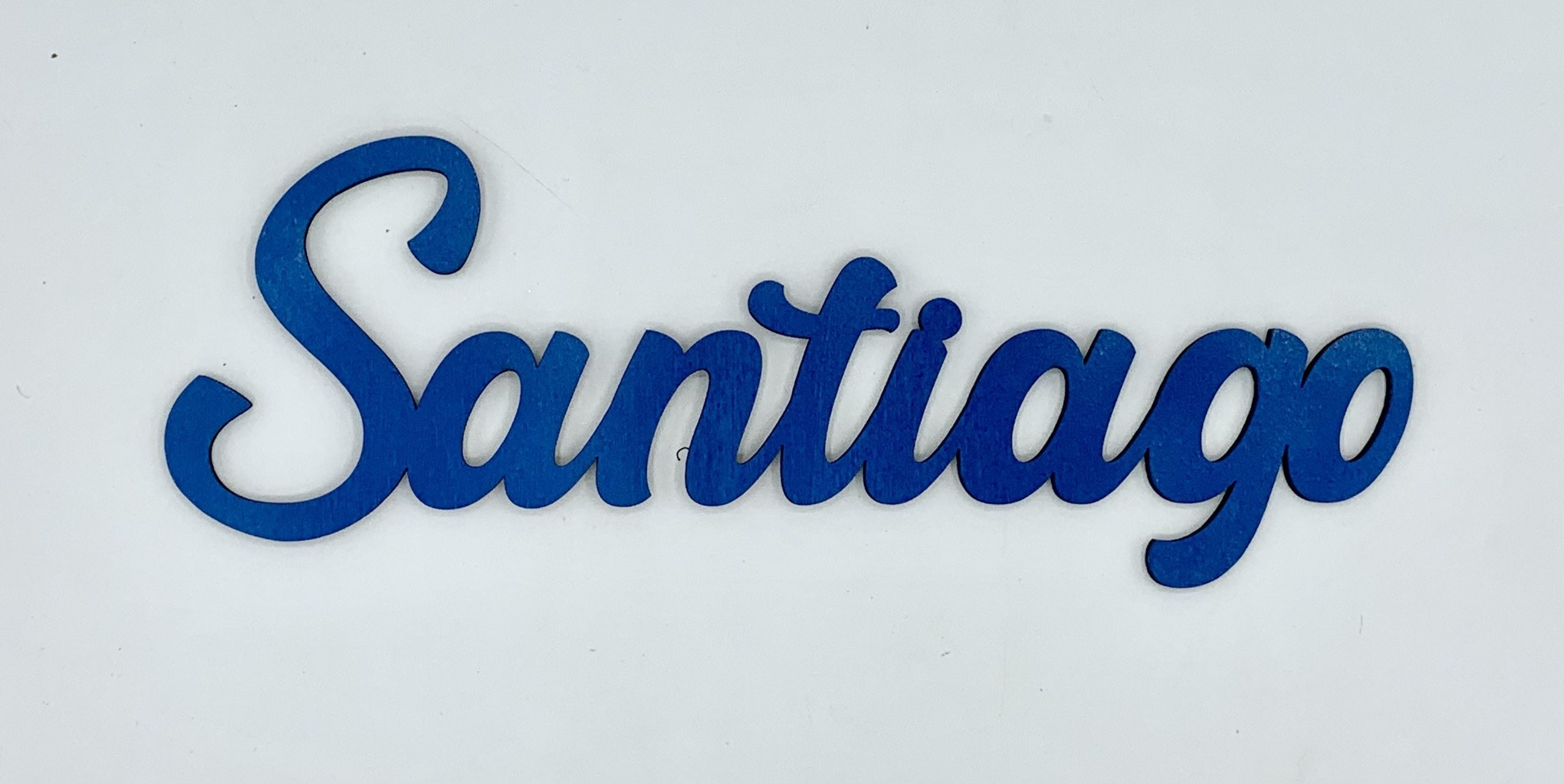 Nome in legno personalizzato adesivo murale Idea's Cottage