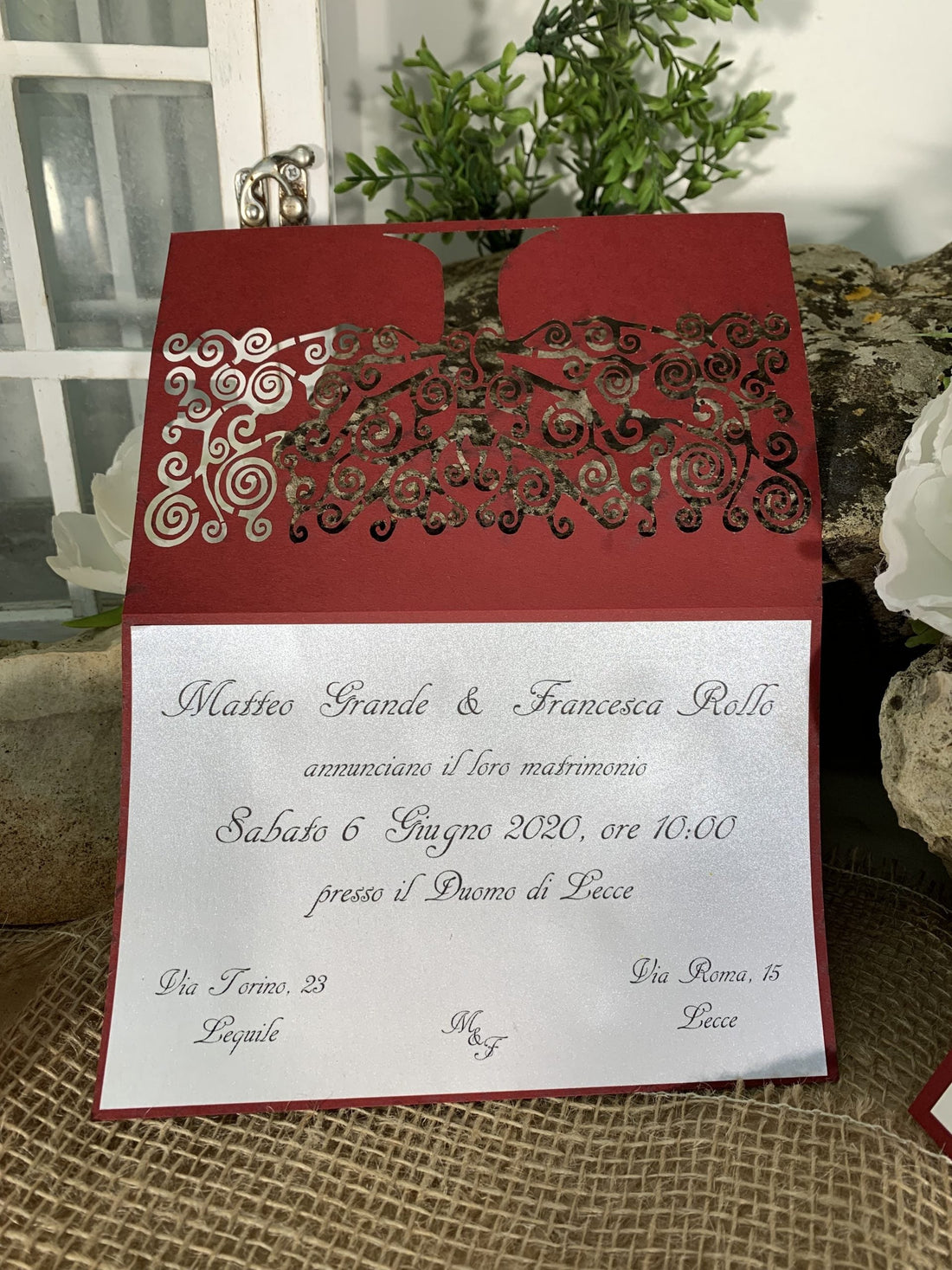 Partecipazione nozze Albero della vita Klimt