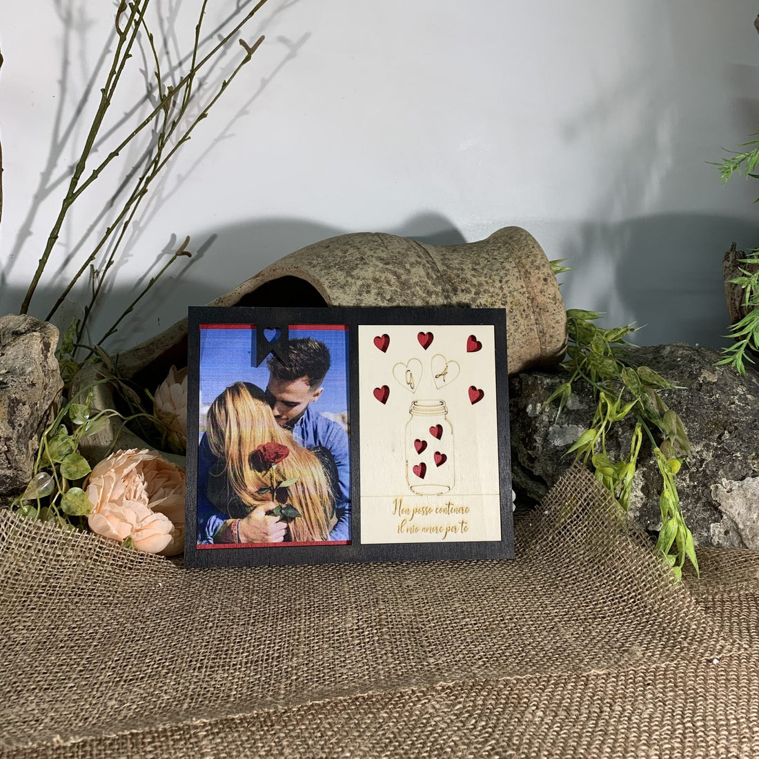 Portafoto "Non posso contenere il mio amore per te"