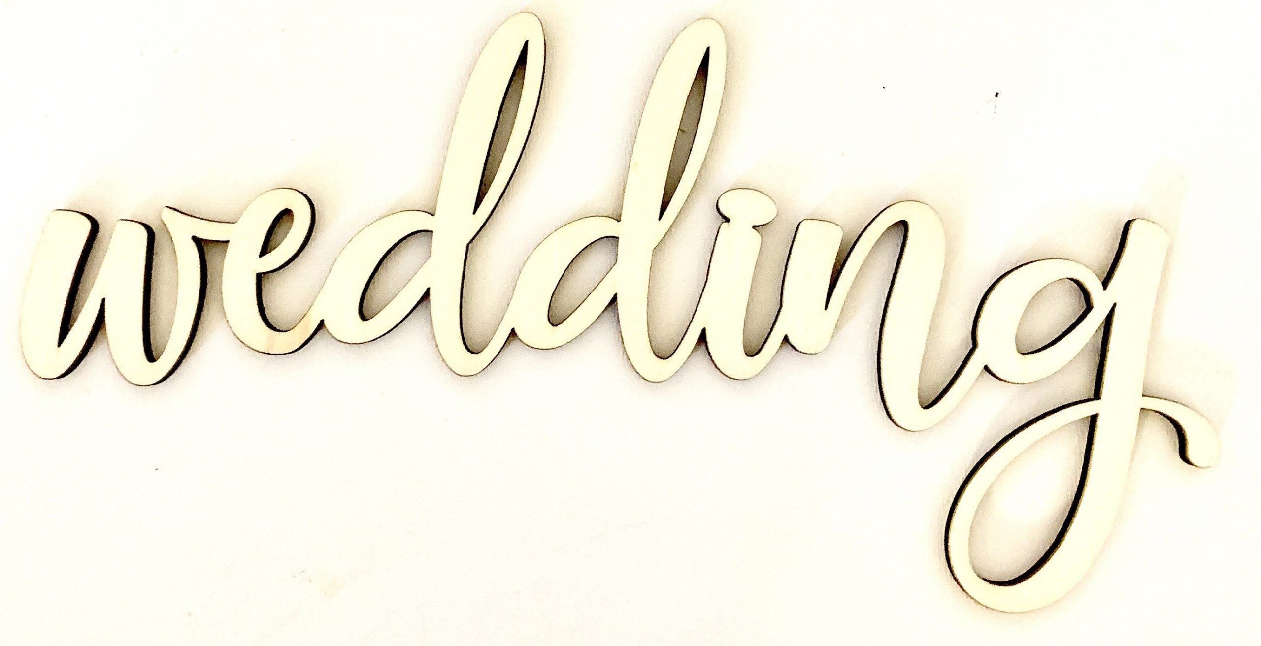 Scritta in legno Matrimonio 1