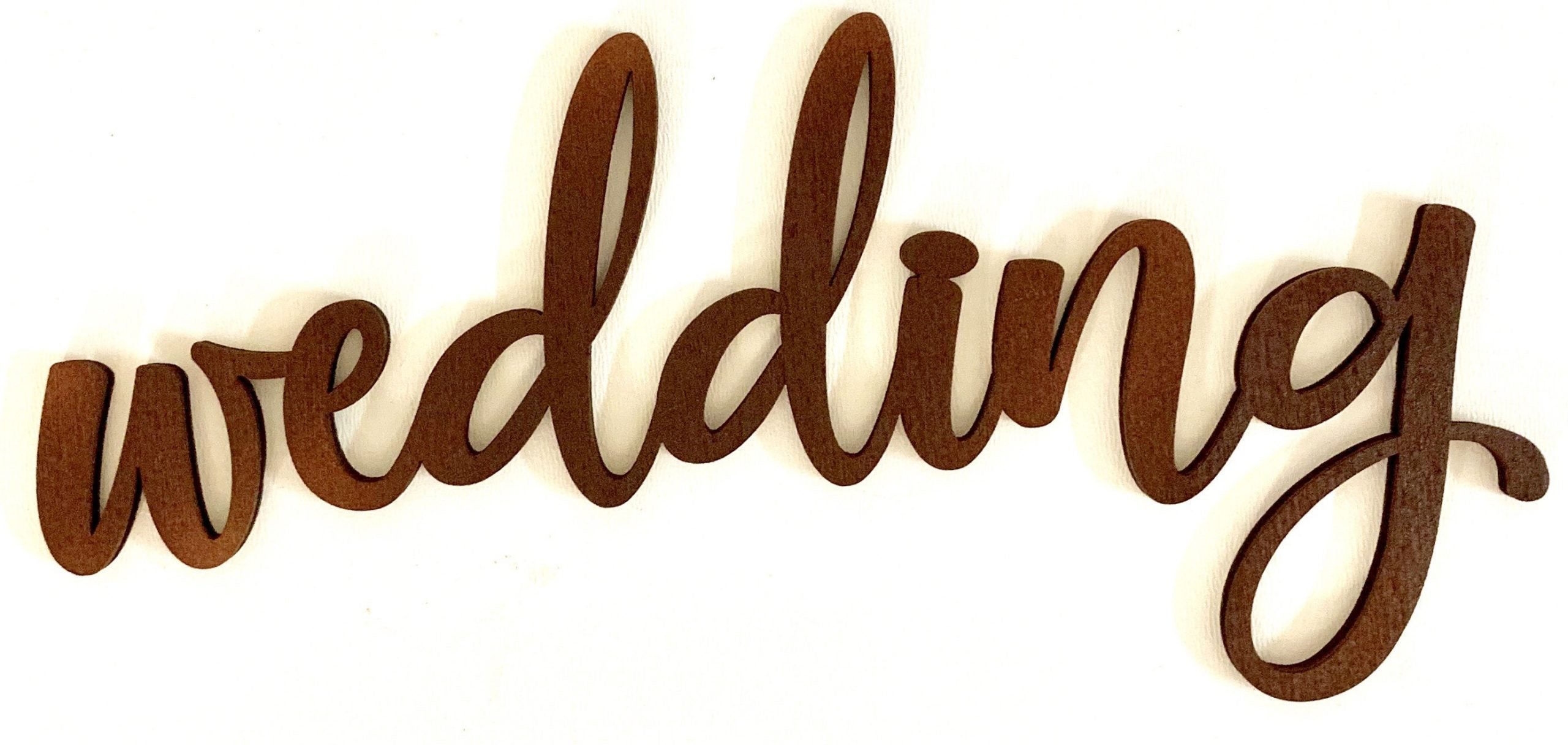 Scritta in legno Matrimonio 2