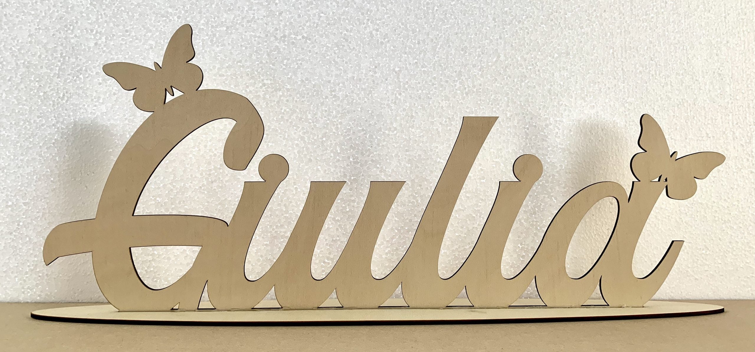 Scritta in legno con base 50cm Matrimonio 1