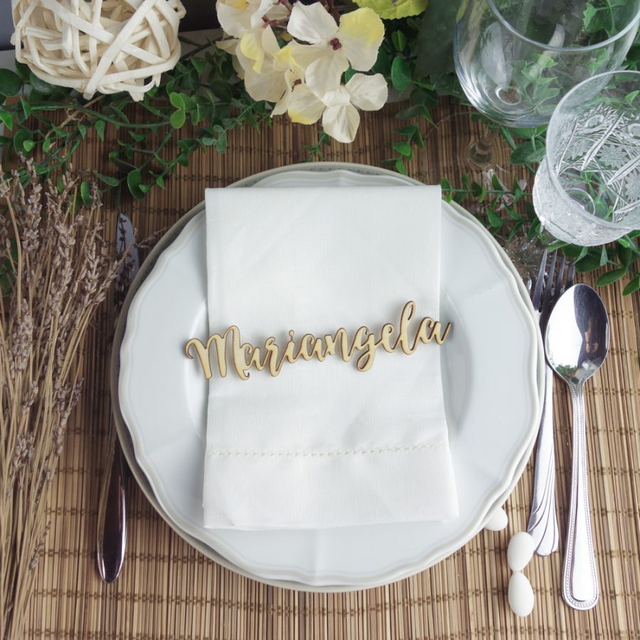 Segnaposto Nome personalizzato Idea's Cottage