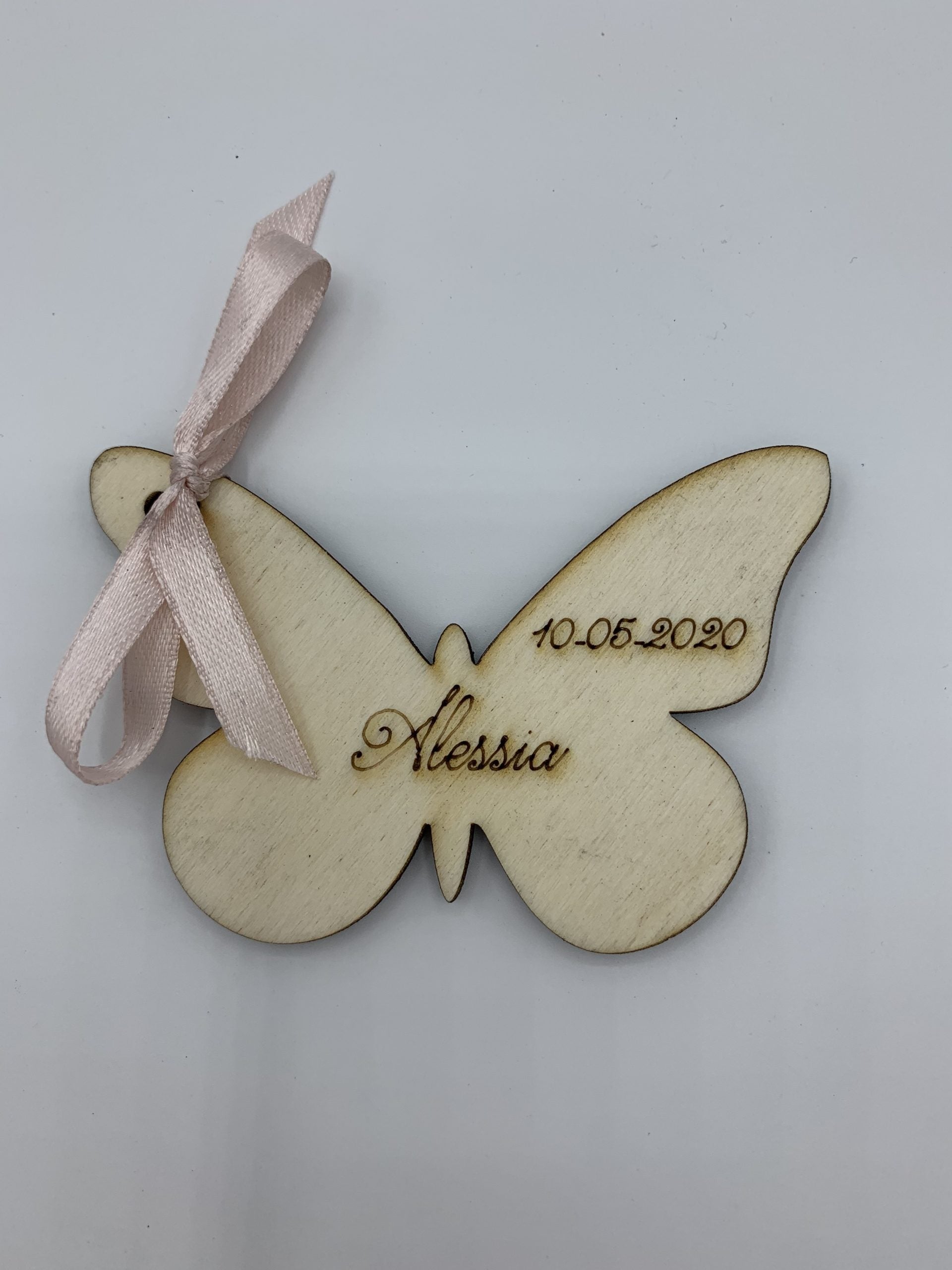 Segnaposto legno butterfly 2