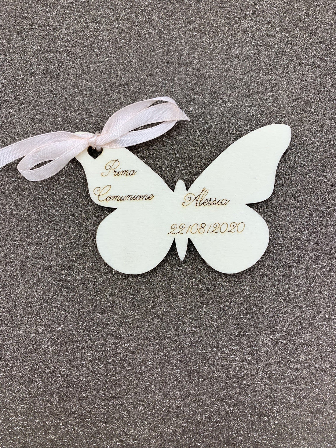 Segnaposto legno butterfly