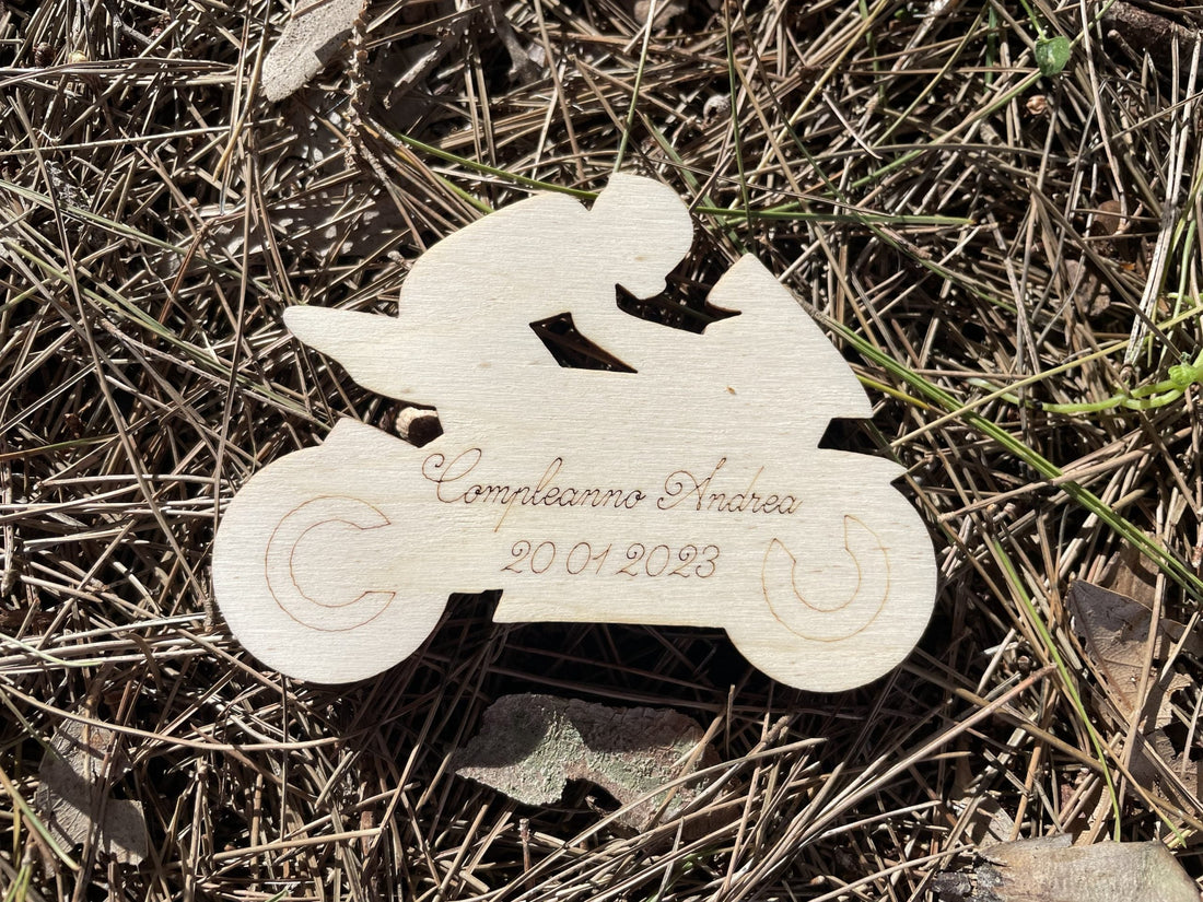 Segnaposto motociclista Idea's Cottage