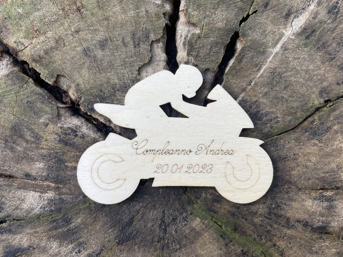 Segnaposto motociclista Idea's Cottage