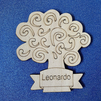 Segnaposto nascita o battesimo albero della vita 2