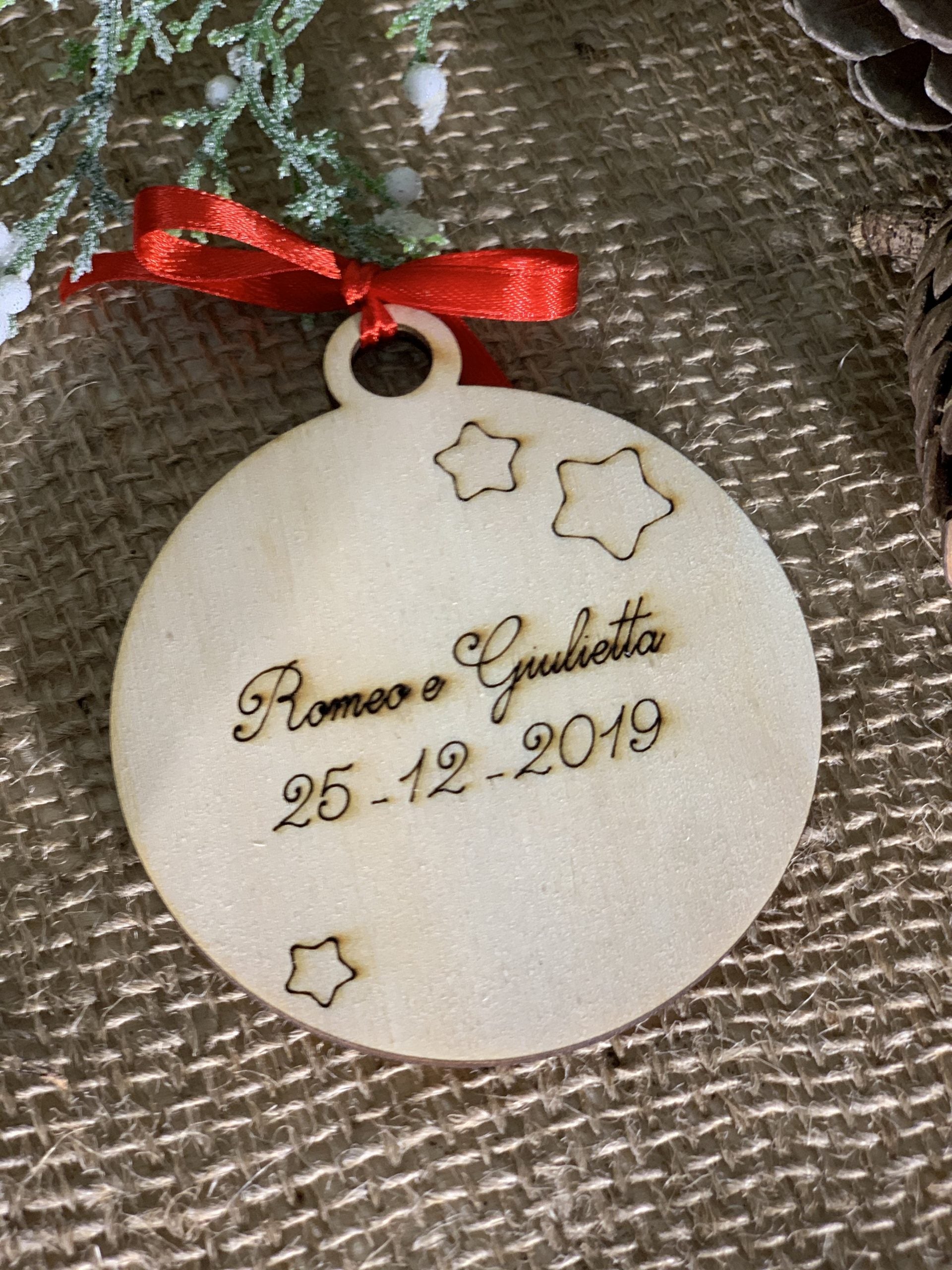 Segnaposto pallina natalizia2