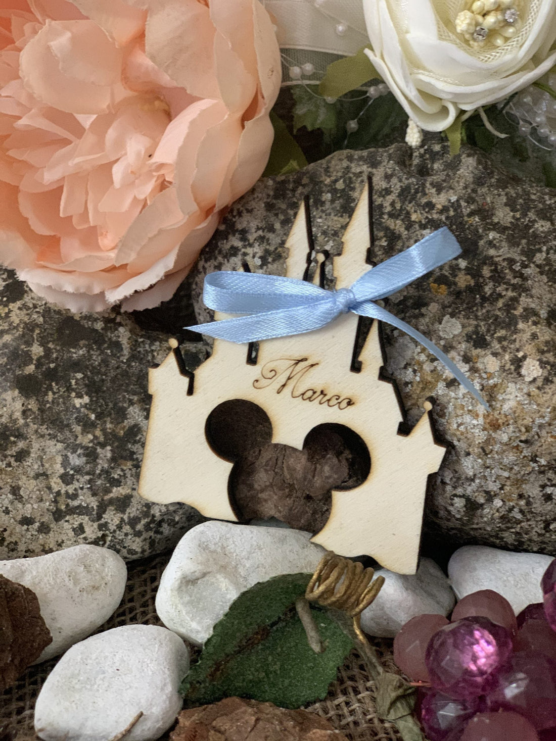 Segnaposto tema fiaba castello incantato1