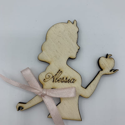 Segnaposto tema fiaba la candida principessa e la mela 2
