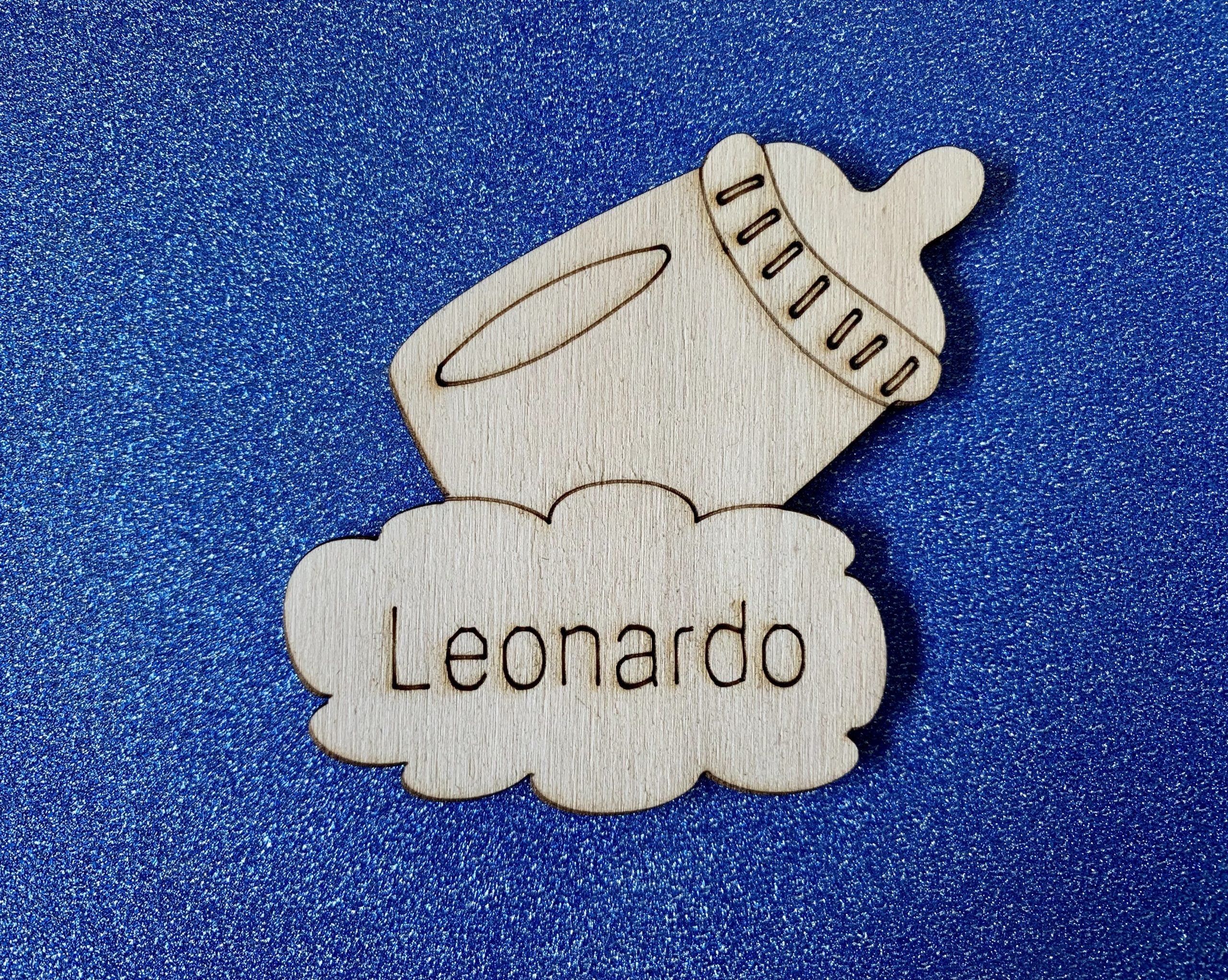 Segnaposto tema nascita/battesimo a forma di biberon 2