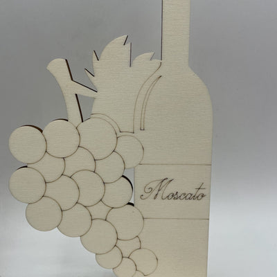 Segnatavolo Bottiglia tema vino