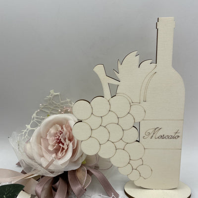 Segnatavolo Bottiglia tema vino