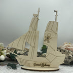 Segnatavolo Veliero Pirata Idea's Cottage
